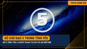 Số chủ đạo 5 trong tình yêu