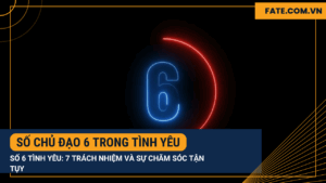 Số chủ đạo 6 trong tình yêu