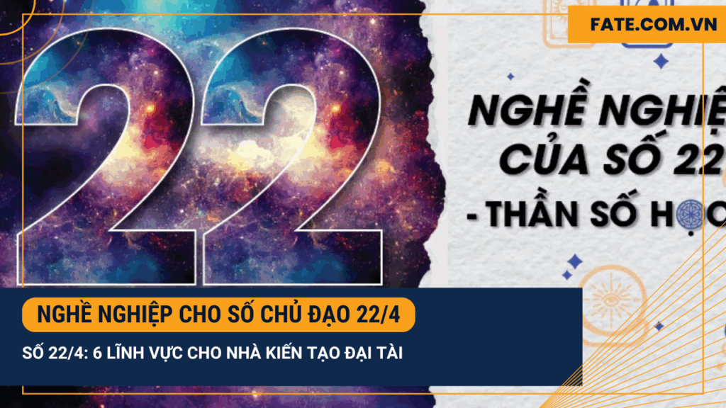 Nghề nghiệp cho số chủ đạo 22/4
