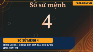 Số sứ mệnh 4