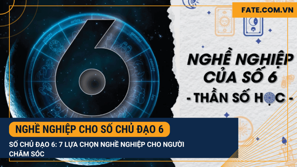 Nghề nghiệp cho số chủ đạo 6