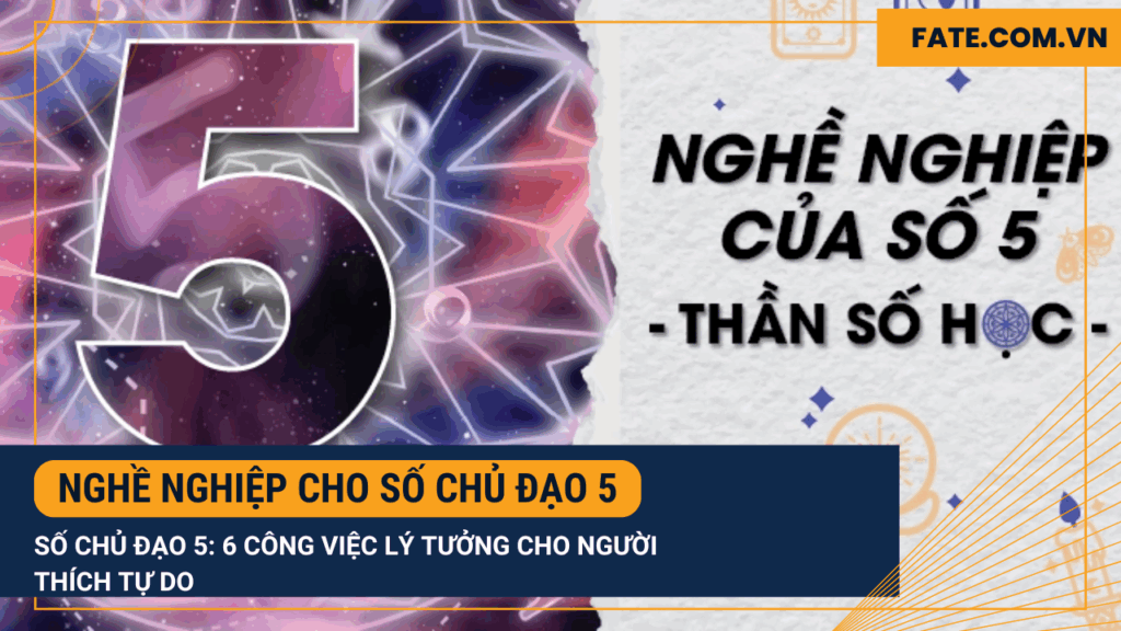 Nghề nghiệp cho số chủ đạo 5