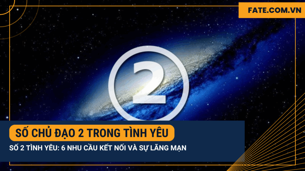Số chủ đạo 2 trong tình yêu