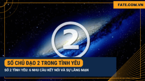 Số chủ đạo 2 trong tình yêu