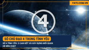 Số chủ đạo 4 trong tình yêu