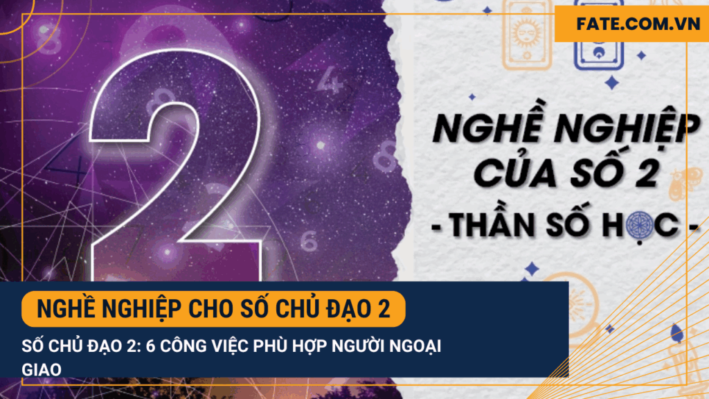 Nghề nghiệp cho số chủ đạo 2