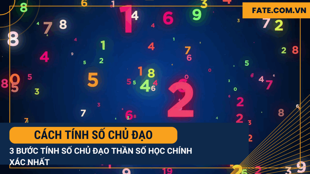 Cách tính số chủ đạo