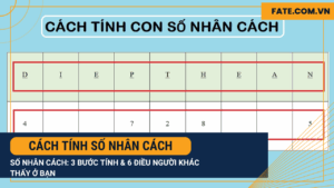 Cách tính số nhân cách