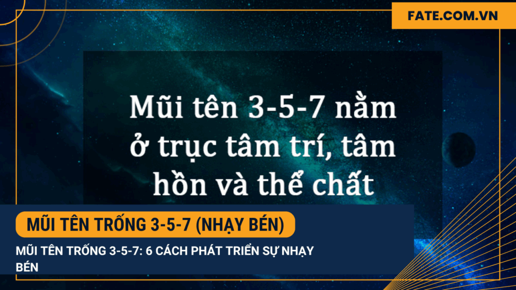 Mũi tên trống 3-5-7 (Nhạy bén)