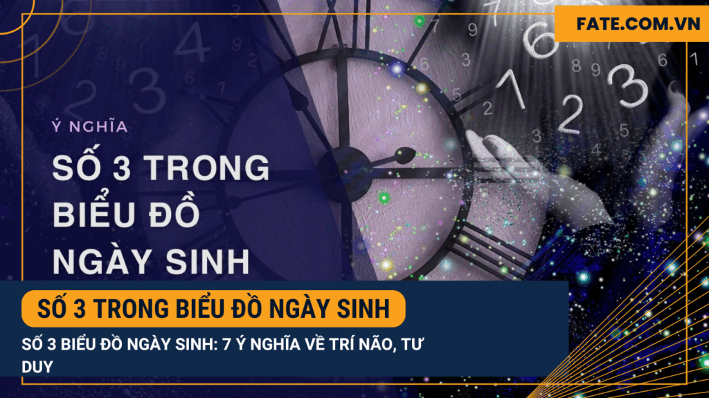 Số 3 trong biểu đồ ngày sinh