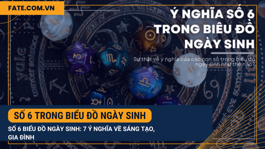 Số 6 trong biểu đồ ngày sinh