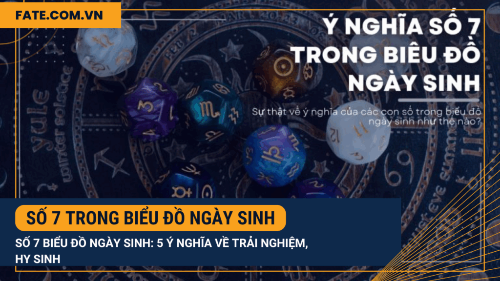 Số 7 trong biểu đồ ngày sinh