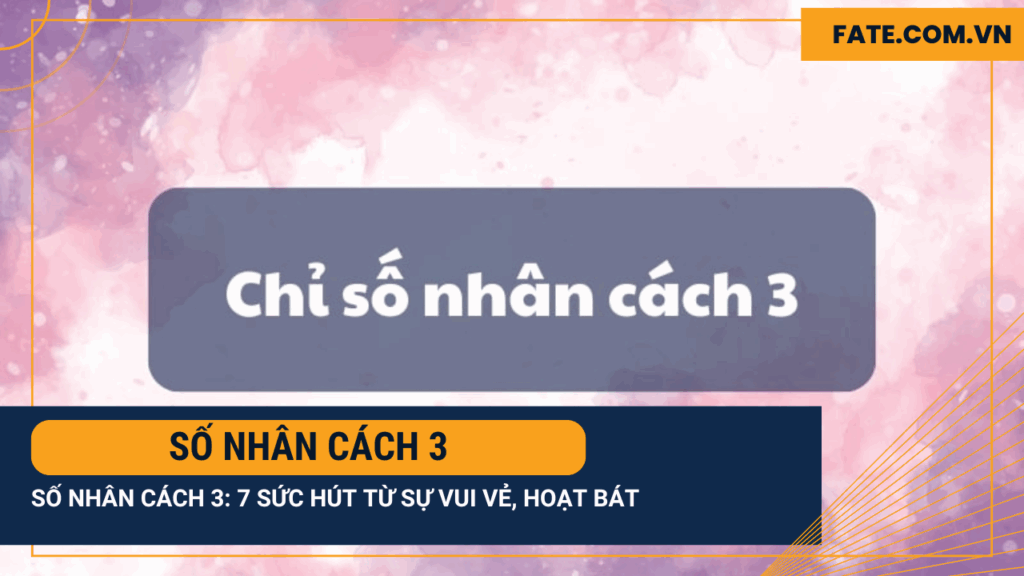Số nhân cách 3