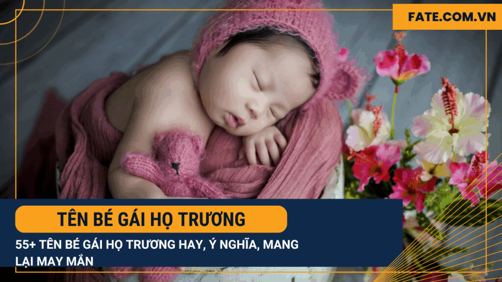 tên bé gái họ Trương