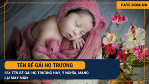 tên bé gái họ Trương