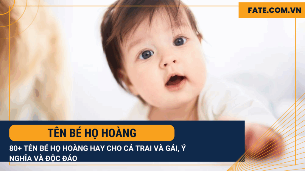 tên bé họ Hoàng