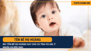 tên bé họ Hoàng