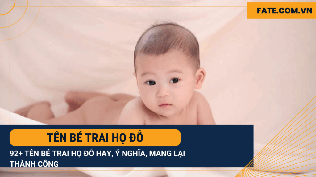 tên bé trai họ Đỗ