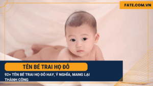 tên bé trai họ Đỗ