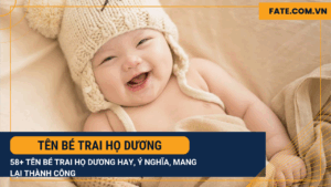 tên bé trai họ Dương