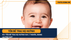 tên bé trai họ Huỳnh