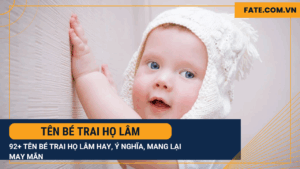 tên bé trai họ Lâm