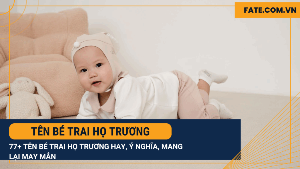 tên bé trai họ Trương