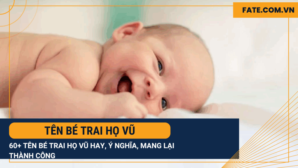 tên bé trai họ Vũ