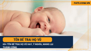 tên bé trai họ Vũ