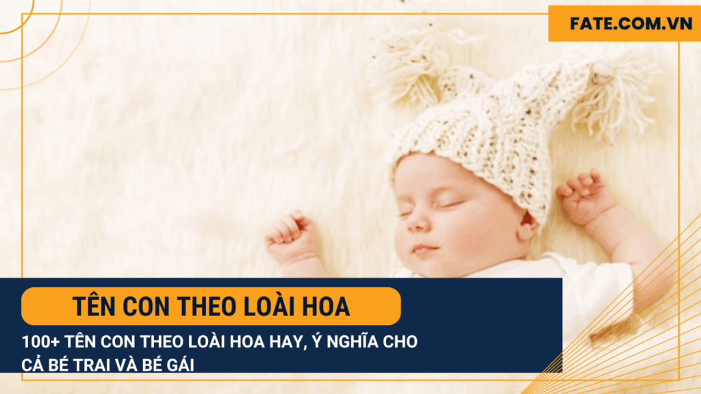 tên con theo loài hoa