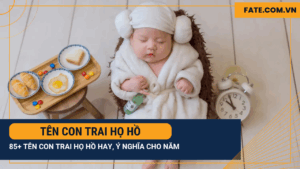 tên con trai họ Hồ