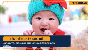 tên tiếng Hàn cho nữ