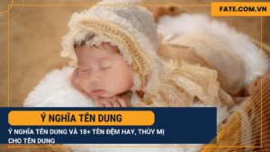 ý nghĩa tên Dung