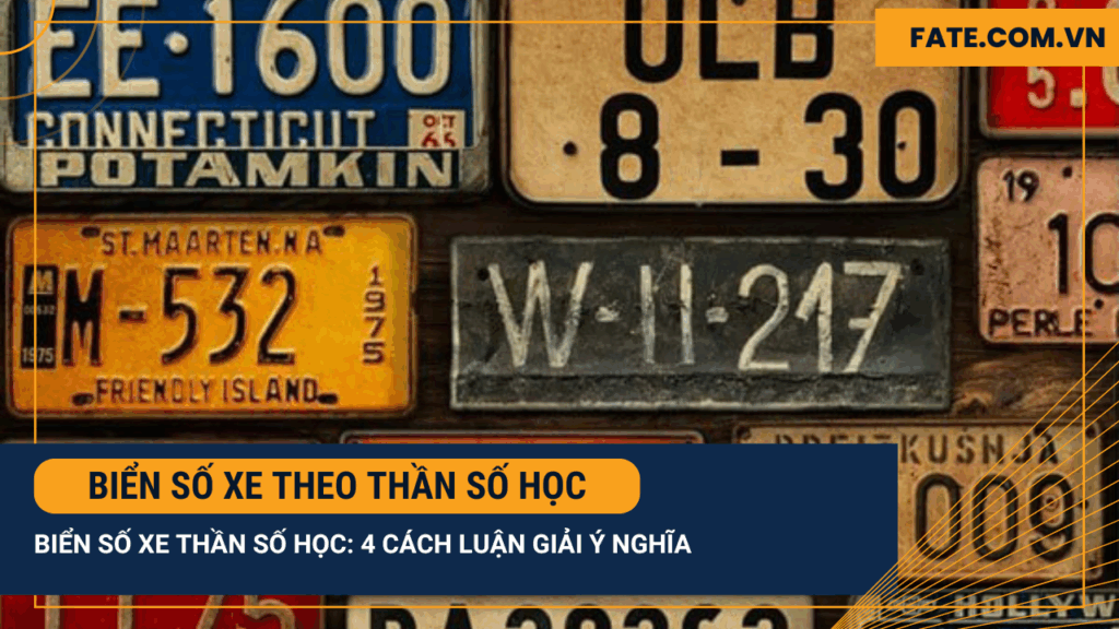 Biển số xe theo thần số học