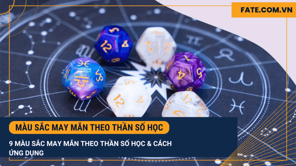 Màu sắc may mắn theo thần số học